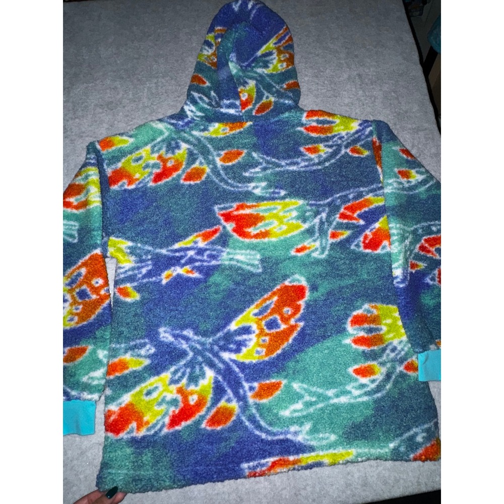 Avatar Way of Water Fleece Hoodie Large Multi-Color Excellent Banshee Print - Picture 11 of 13